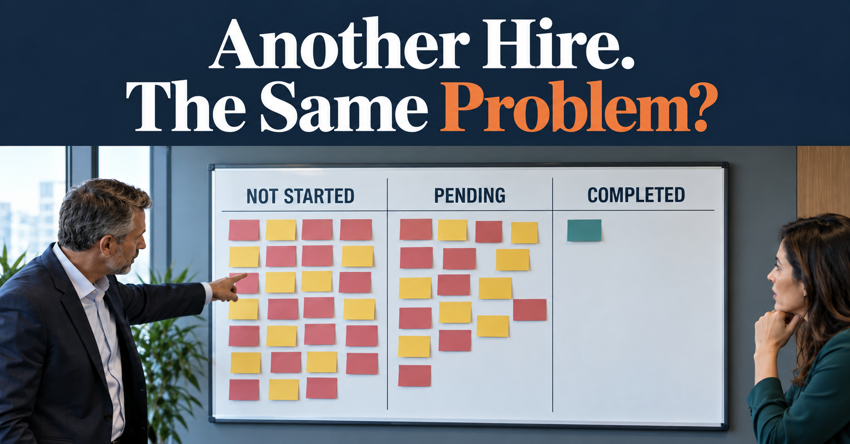 Another hire facing the same unresolved organizational problem